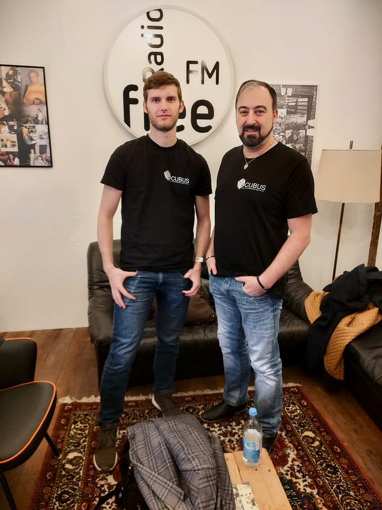 Cubus Ulm beim Radio free FM – Vor der Sendung Plattform am 5. März 2026